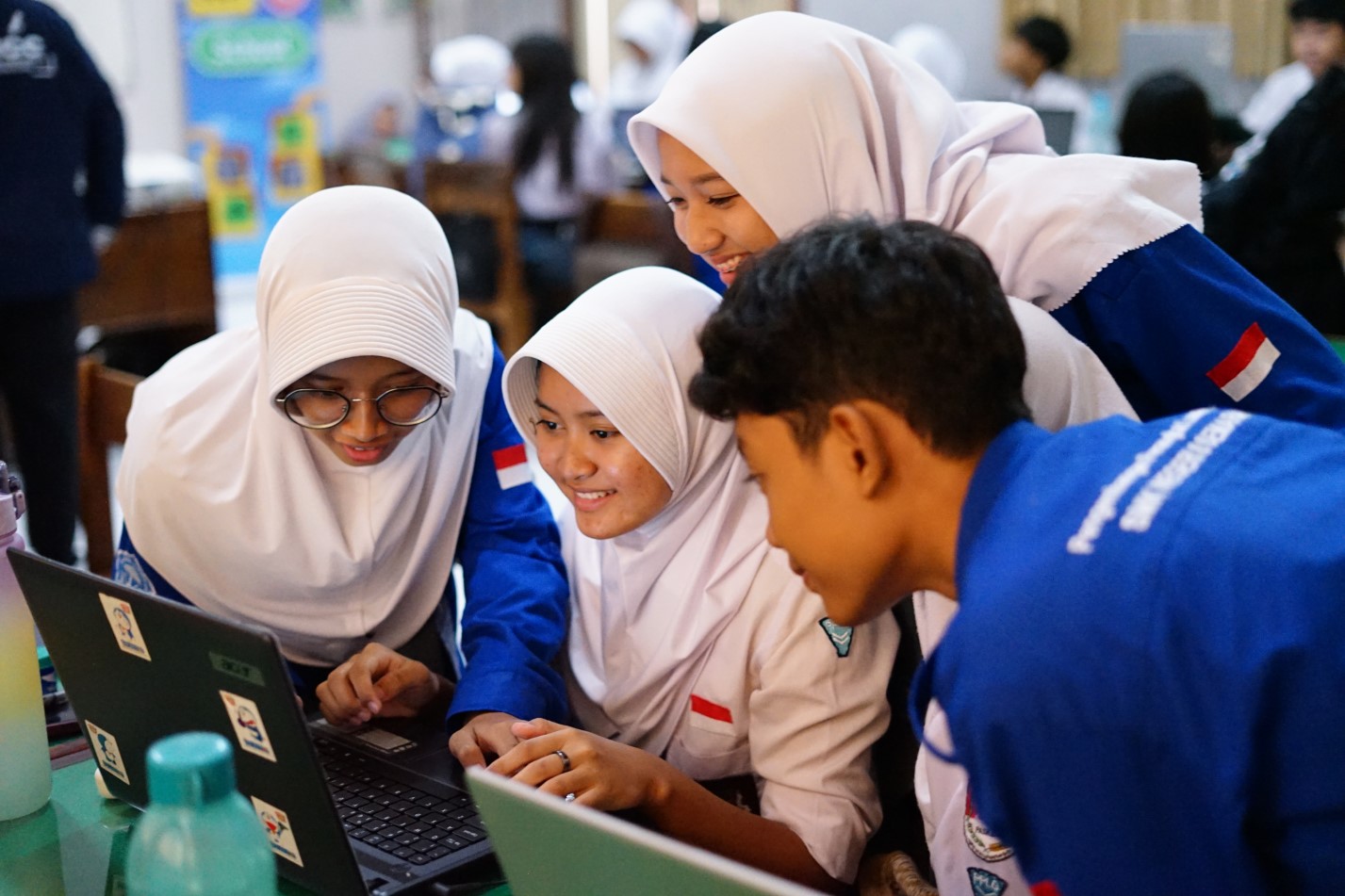 Suasana kelas SMKN 8 Semarang